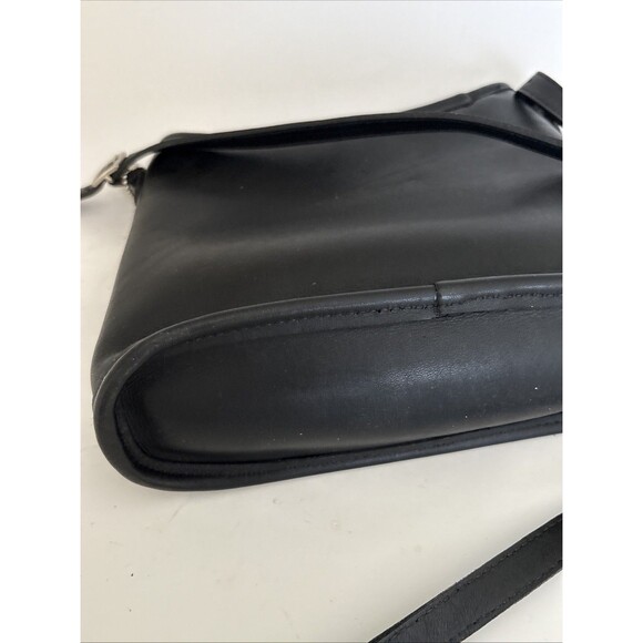 EUC Vintage Coach Mambo Hobo Zip Top Black Leather Crossbody Bag Style 9062 USA - Picture 7 of 15